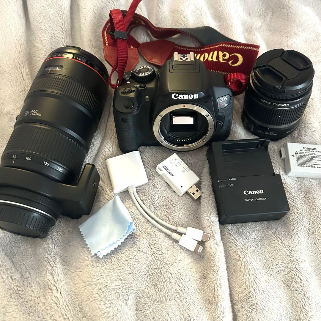 Canon キャノン EOS Kiss X6i ー眼カメラ レンズ セット