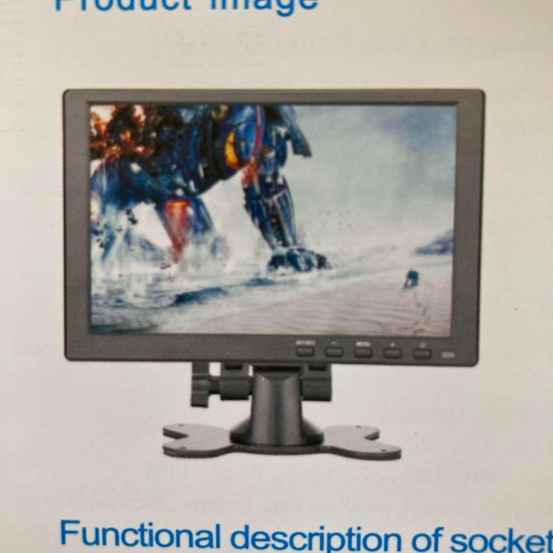 【新品・未使用】10.1 インチ液晶小型モニター