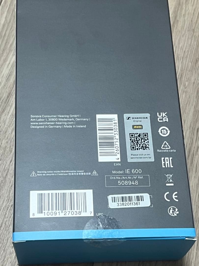 極美品 SENNHEISER IE600