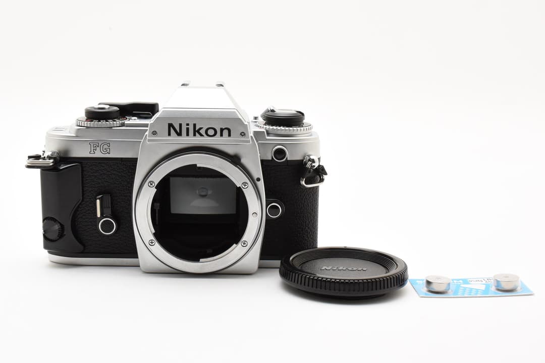 超美品 Nikon FG 分解整備清掃済み シルバー #8614