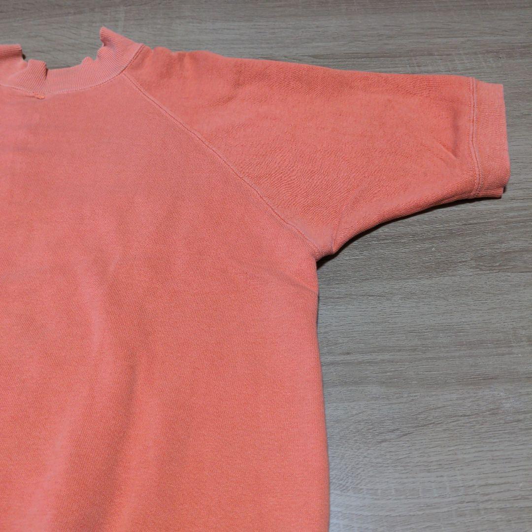 激レア 稀少 40s ハーフジップスウェット 半袖 コの字留 オール2本針