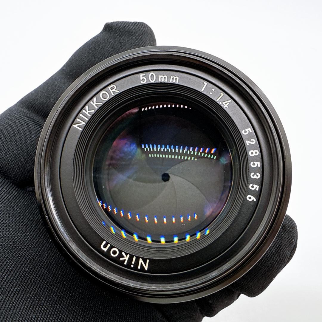 Nikon Ai-S NIKKOR 50mm F1.4 人気単焦点レンズ 美品