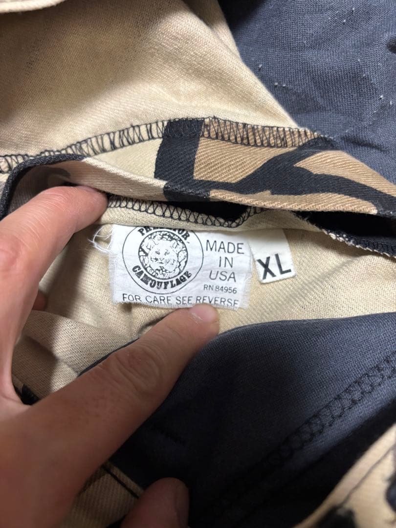 USA製 プレデターカモ カーゴパンツ ヴィンテージ