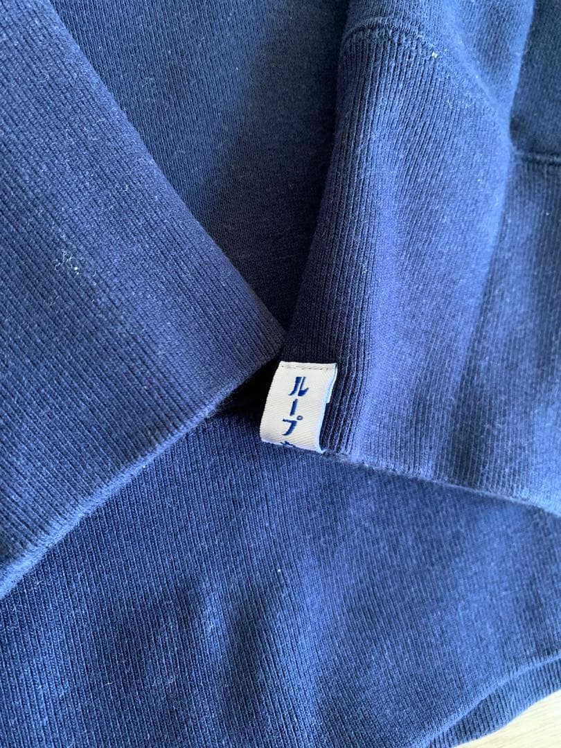 BEAMS PLUS別注『LOOPWHEELERループウィラー』ネイビー M