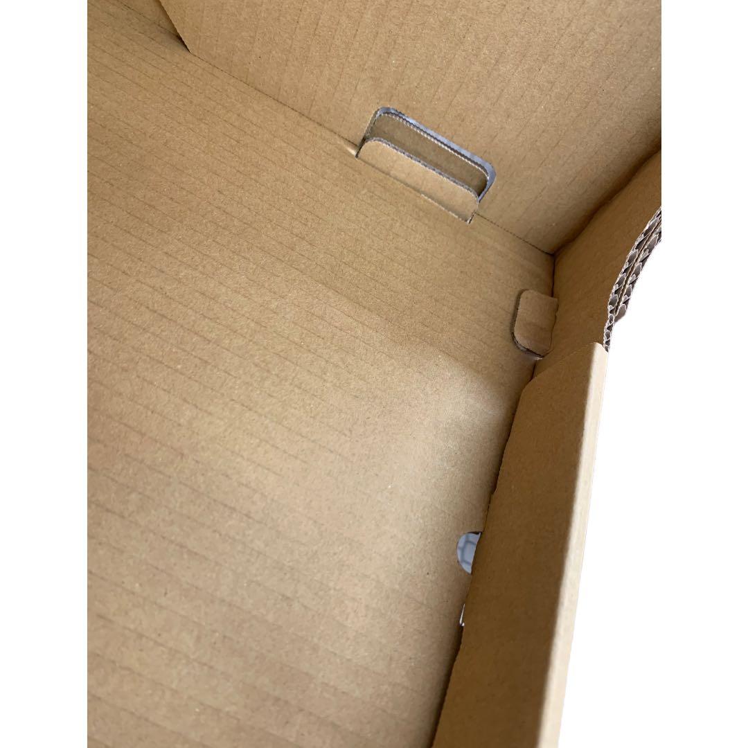 スタッキング収納ボックス 茶色 10個 ＋ 補強板 10個セット