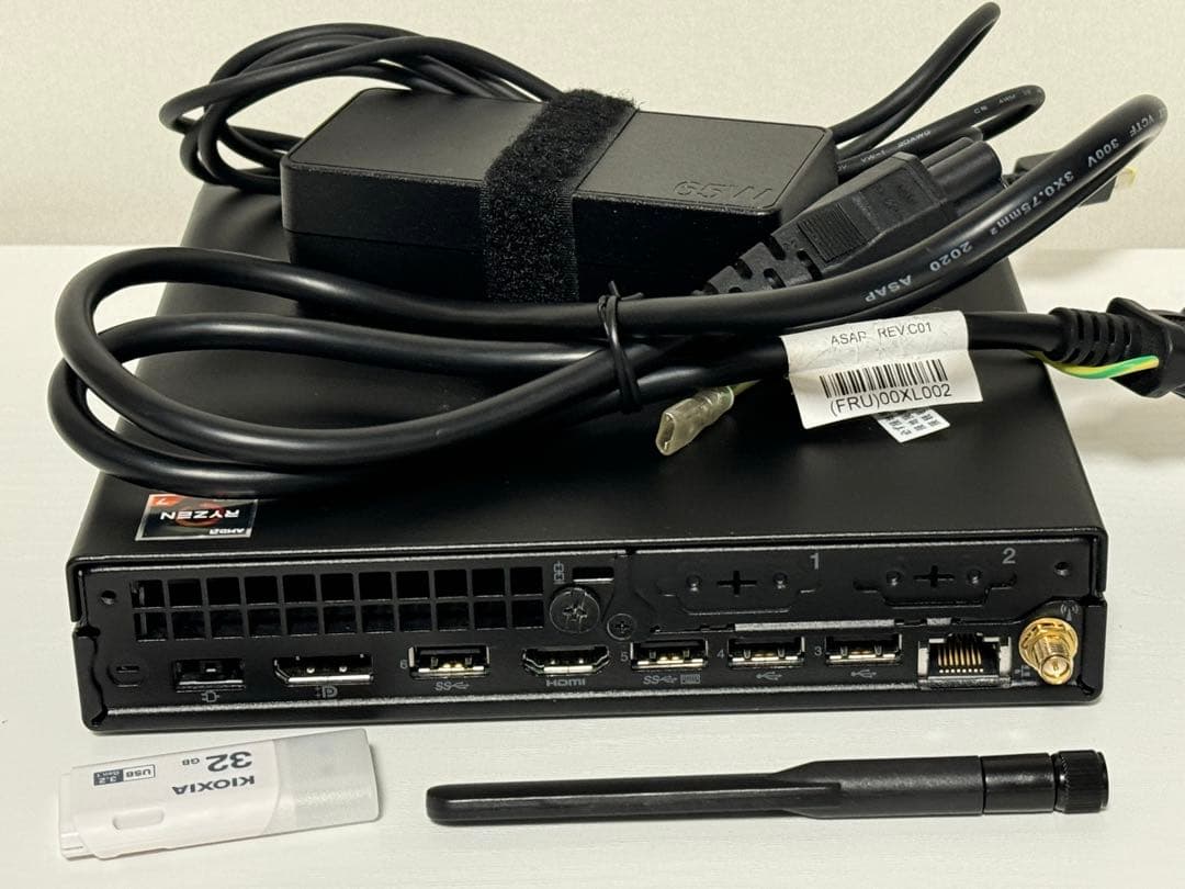 ミニPC Lenovo ThinkCentre M75q Gen 2 Ryzen 7