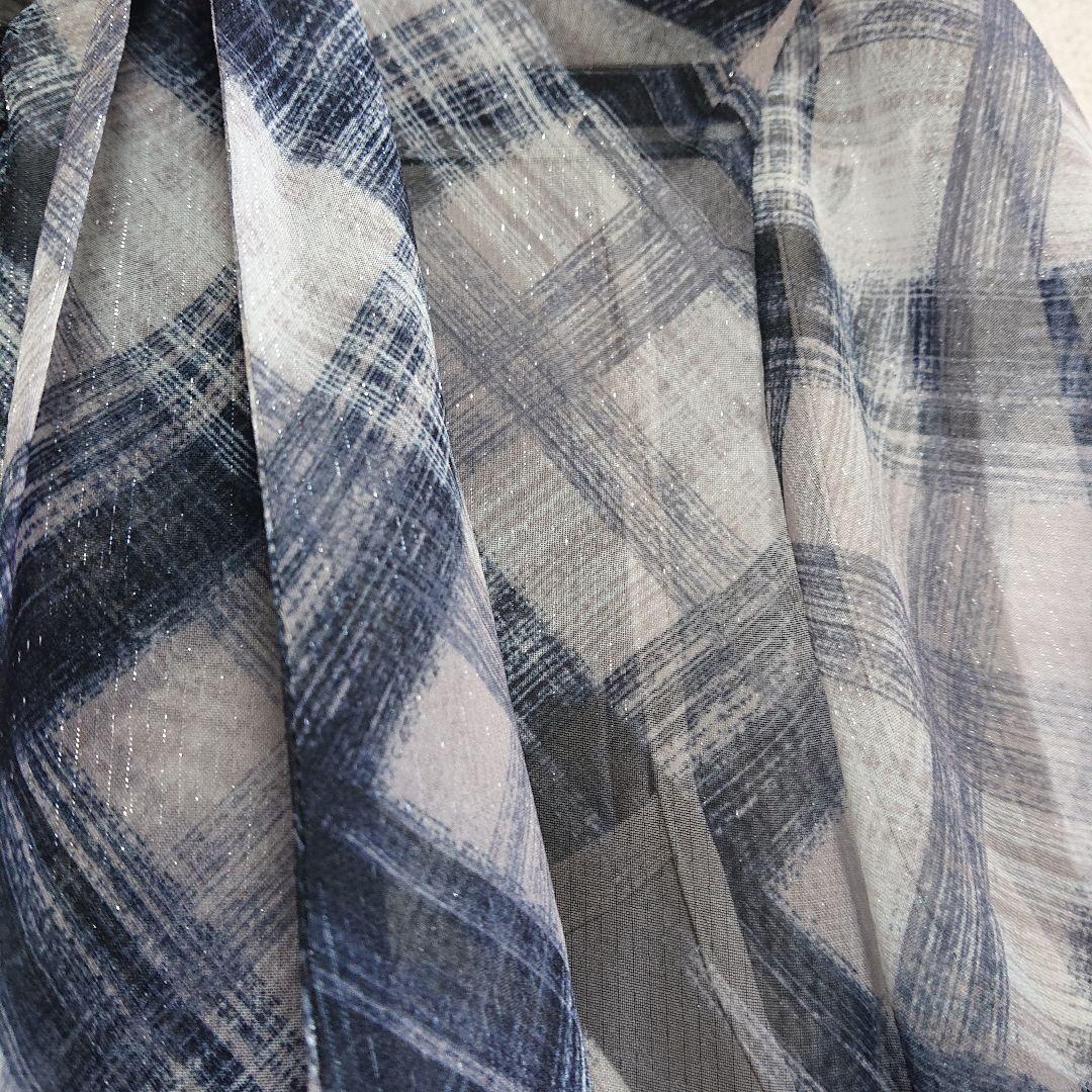 2025AW　FRAY I.D デザインボウタイシアープリントワンピース