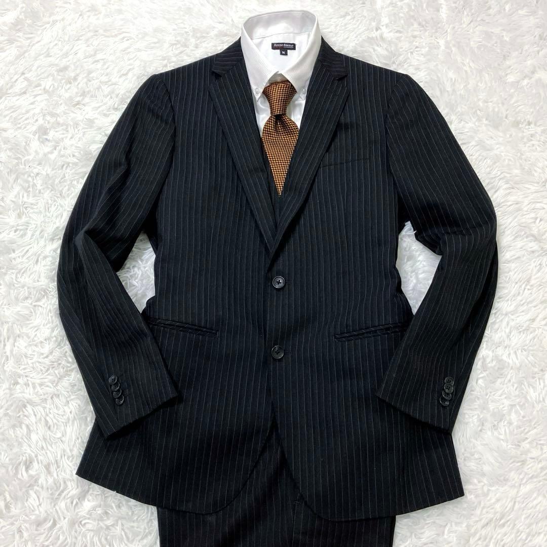 Daniel Dodd UOMO A6 スーツ　3ピース　ストライプ　黒