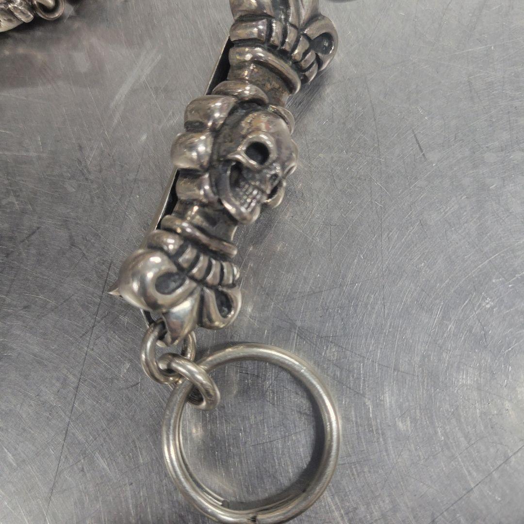 クリームソーダ シルバーウォレットチェーン 294gガボールタイプキーチェーン