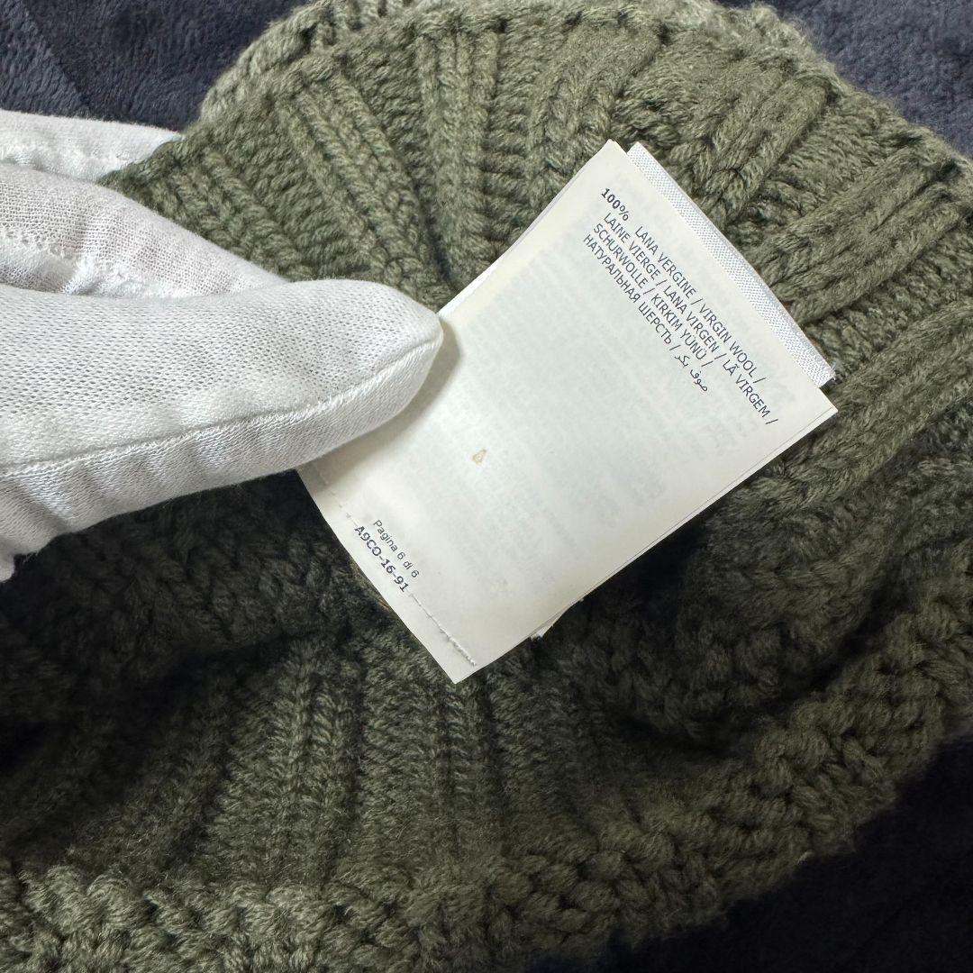 MONCLER ニット帽 　カーキ　ビーニー