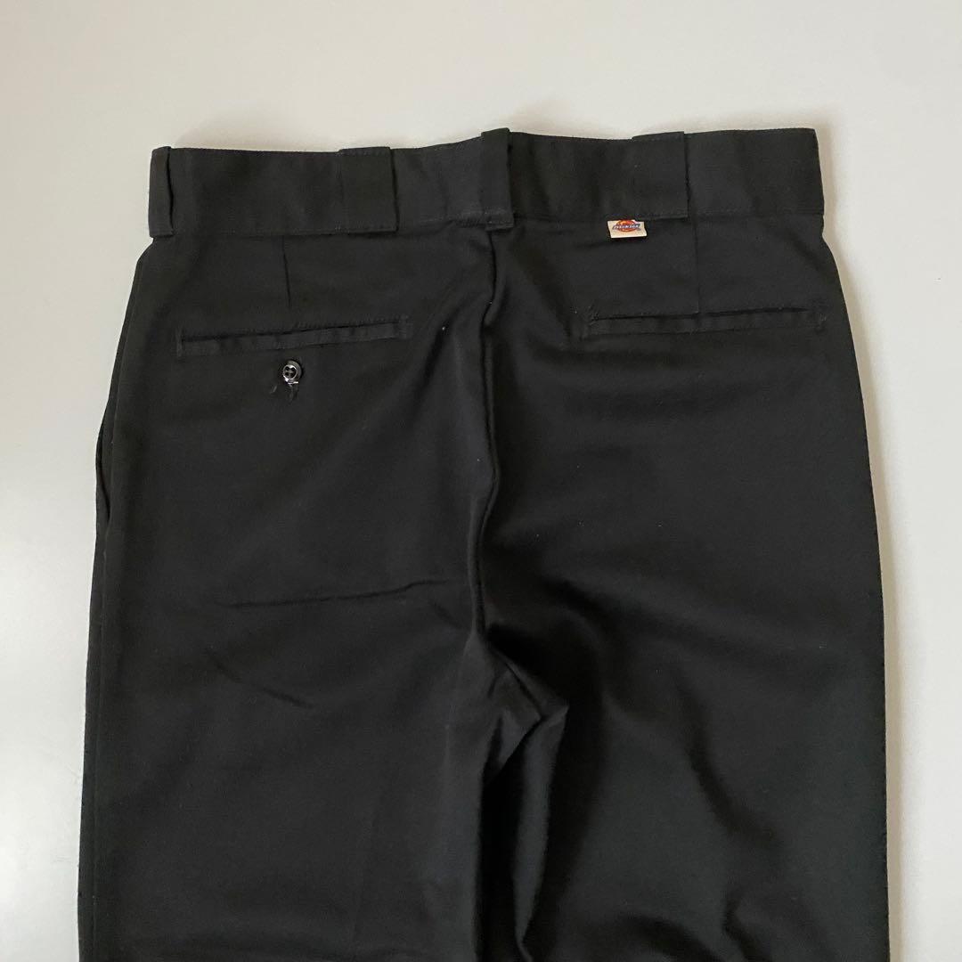 80s dickies874 ディッキーズ874 チビタグ 32×30 ブラック
