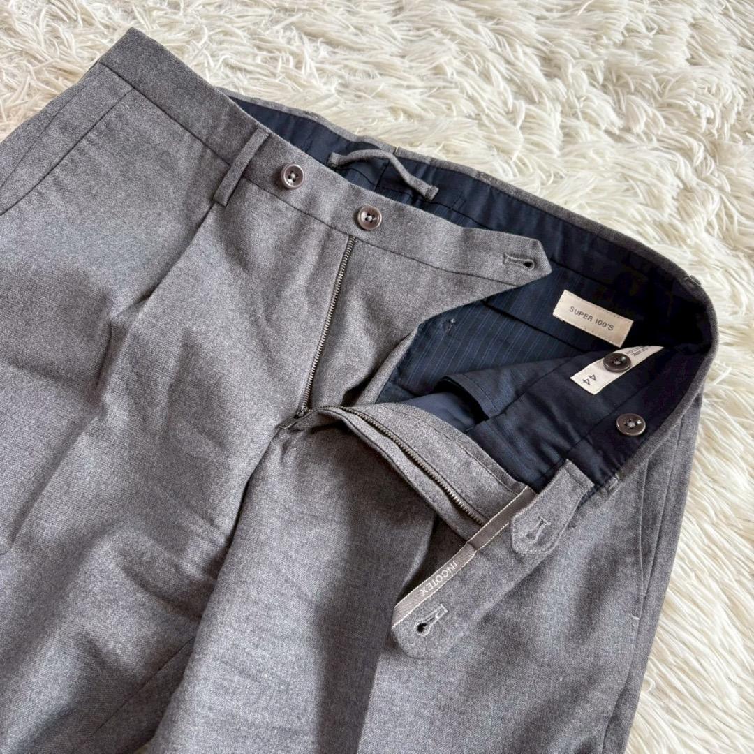 美品・早い者勝ち✨ インコテックス スラックス メンズSサイズ グレー
