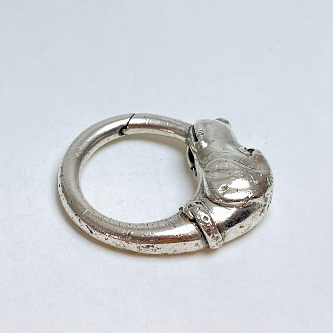 ティファニー　ヴィンテージ　ドッグ　ヘッド　キーリング　925