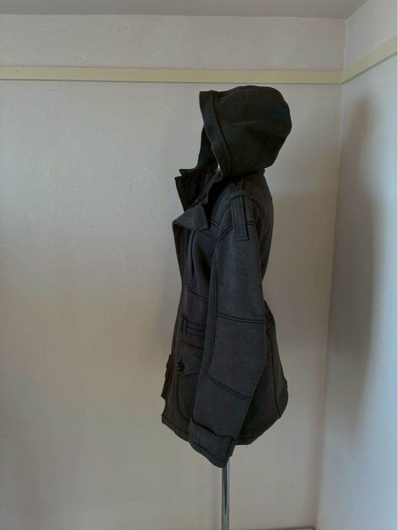 激レア✴︎ダークコアゴシックパンク　ギミックコットンフード刺繍y2k平成ギャル