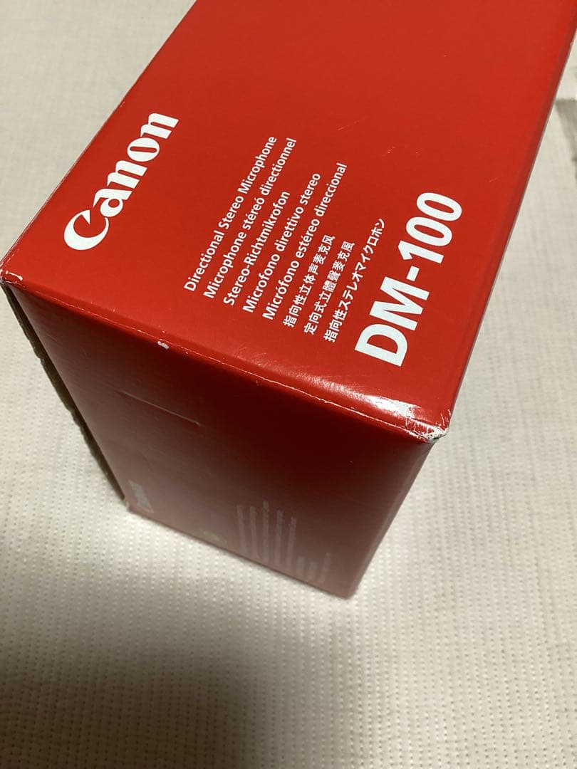 日本製　Canon DM-100 マイク 指向性　ビデオカメラ用