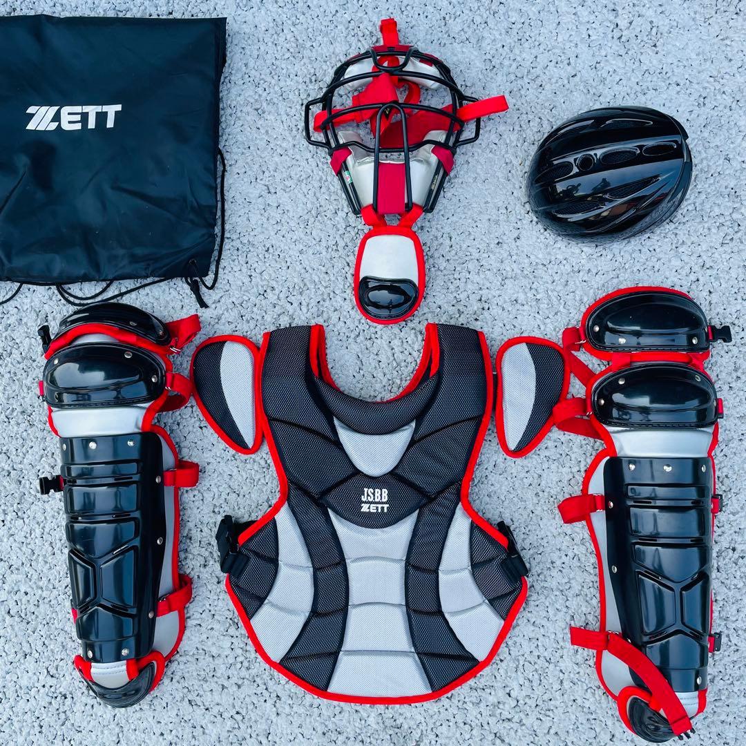 ZETT JSBB キャッチャー防具 ヘルメット付き　軟式 一般