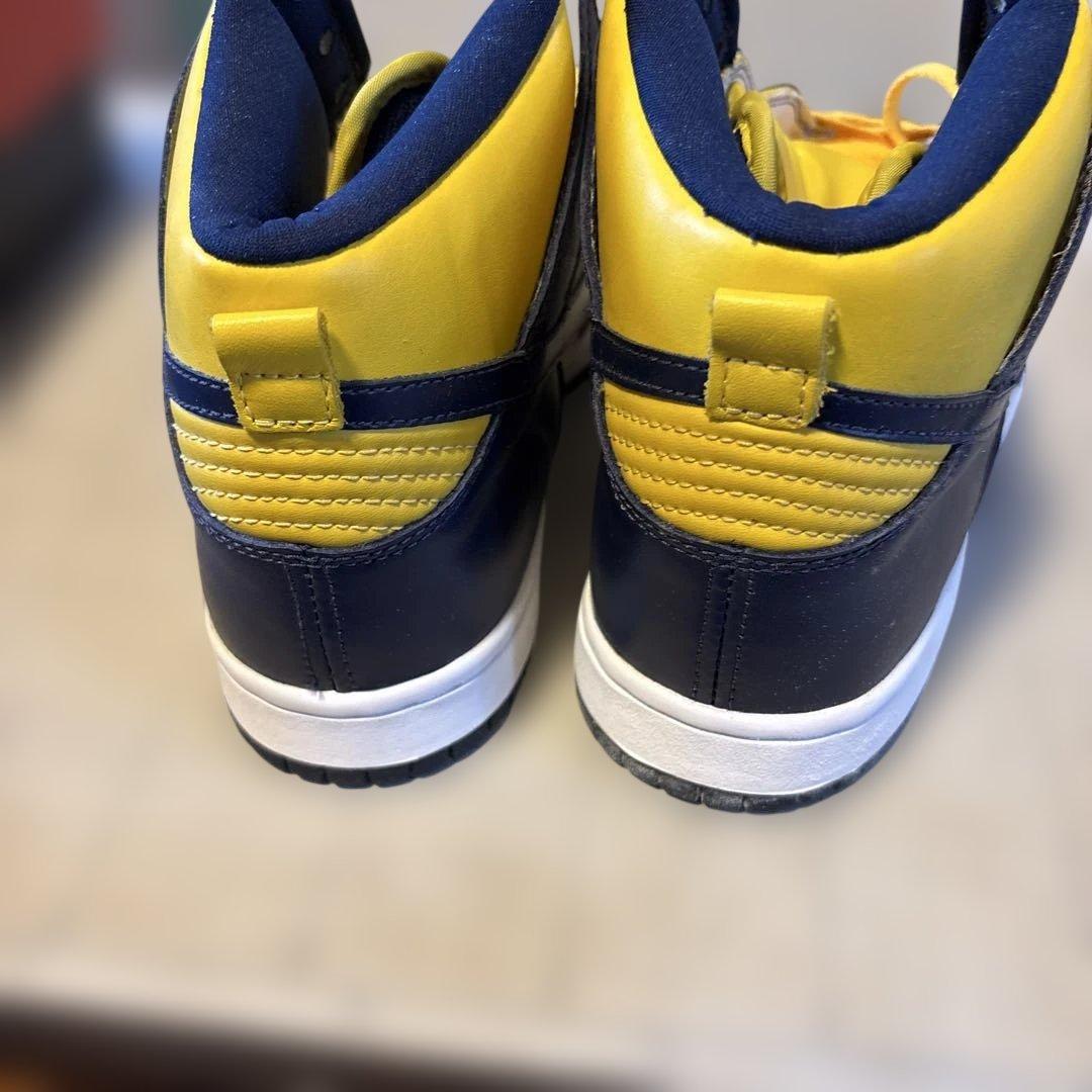 新春お年玉特価NIKE DUNK HIGH LE 8 ミシガンカラー ビンテージ