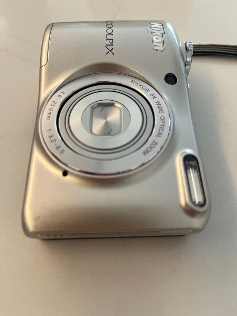 【動作確認済】Nikon COOLPIX L28 シルバー　コンデジ　デジカメ