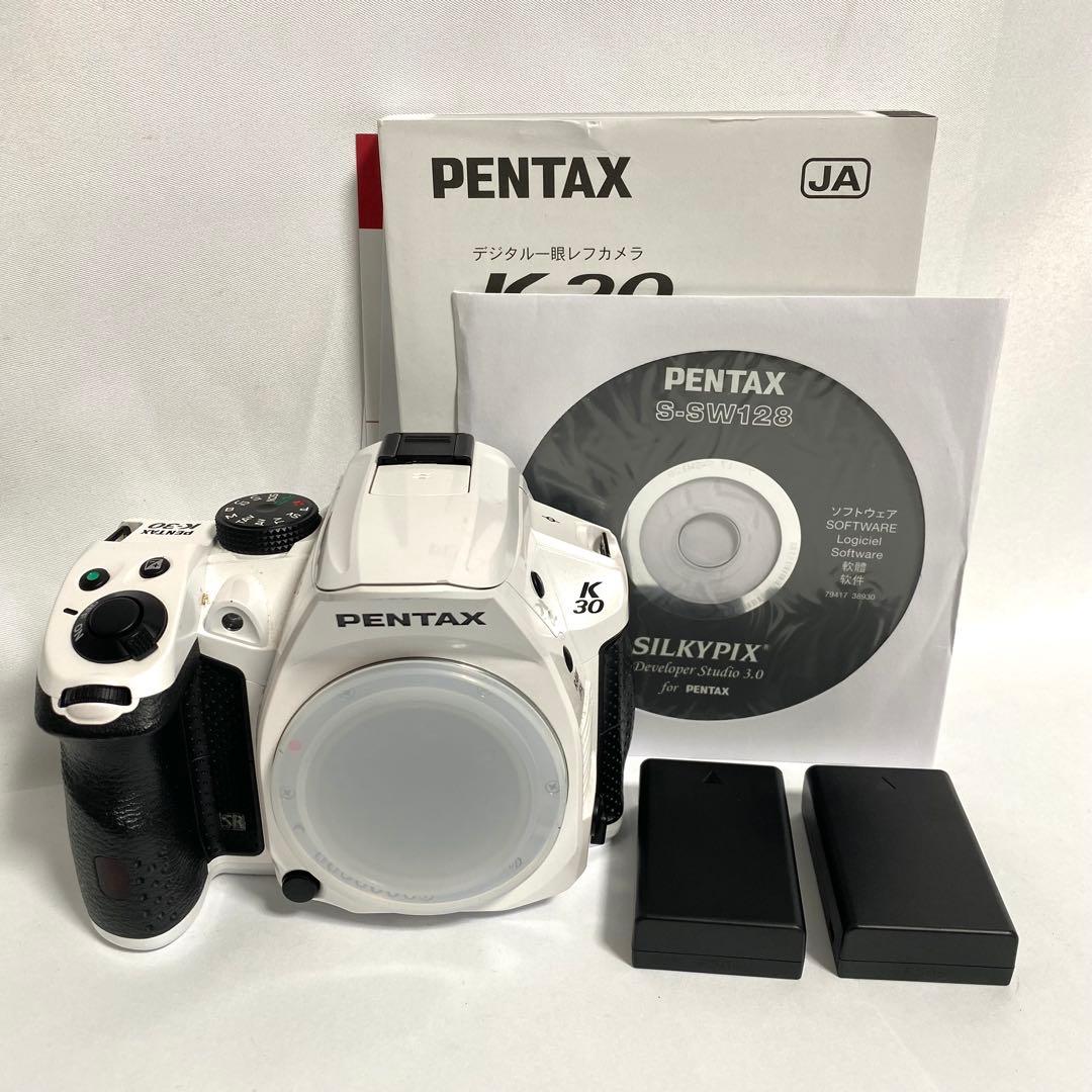 PENTAX デジタル一眼レフカメラ K30 ホワイト ボディ