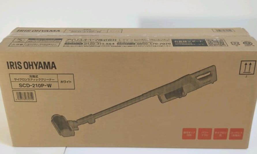 SUUZE SCD-210P-W アイリスオーヤマ コードレス ホワイト