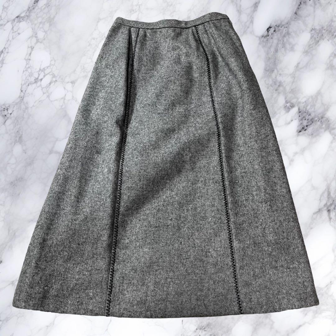 未使用タグ付き Leilian レリアン セットアップ スーツ アンゴラ ウール