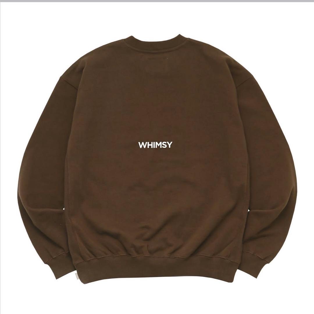 Creek × whimsysocks brown スウェット　L
