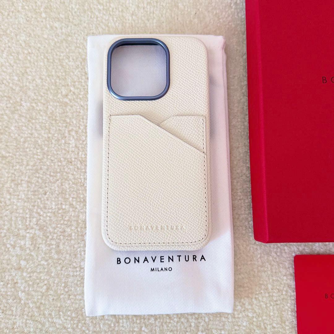 新品◎ボナベンチュラ オーダー品 ホワイト iPhone15pro