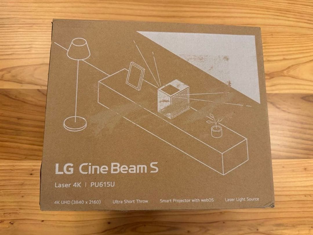LG CineBeam S 超短焦点 4KコンパクトプロジェクターPU615U