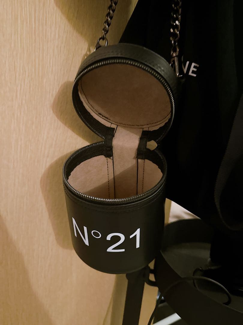 N°21 ブラック ドラムバッグ