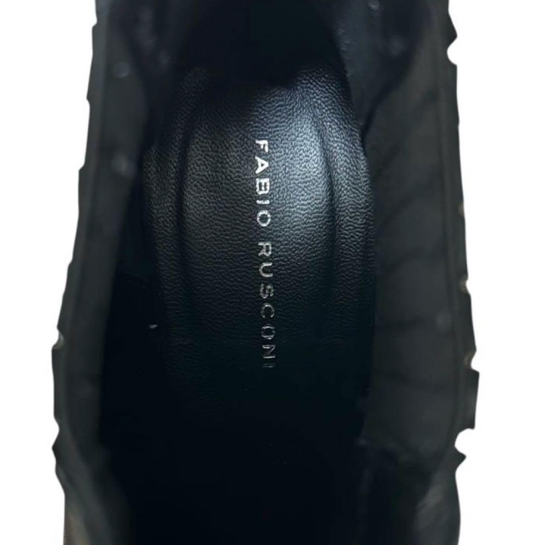 【極美品】FABIO RUSCONI ショートブーツ　サイドゴア