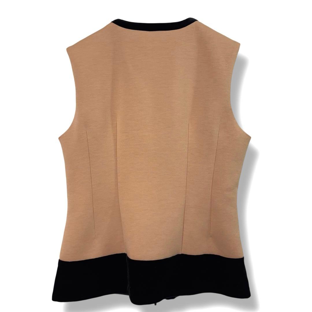 ランバンスポール 25周年モデル アウター ベスト ベージュ レディース ゴルフ