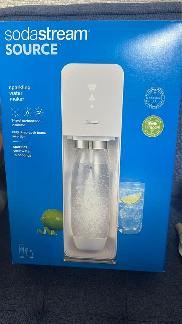 【未使用】ソーダストリーム　Source v3 スターターキット　ホワイト　白