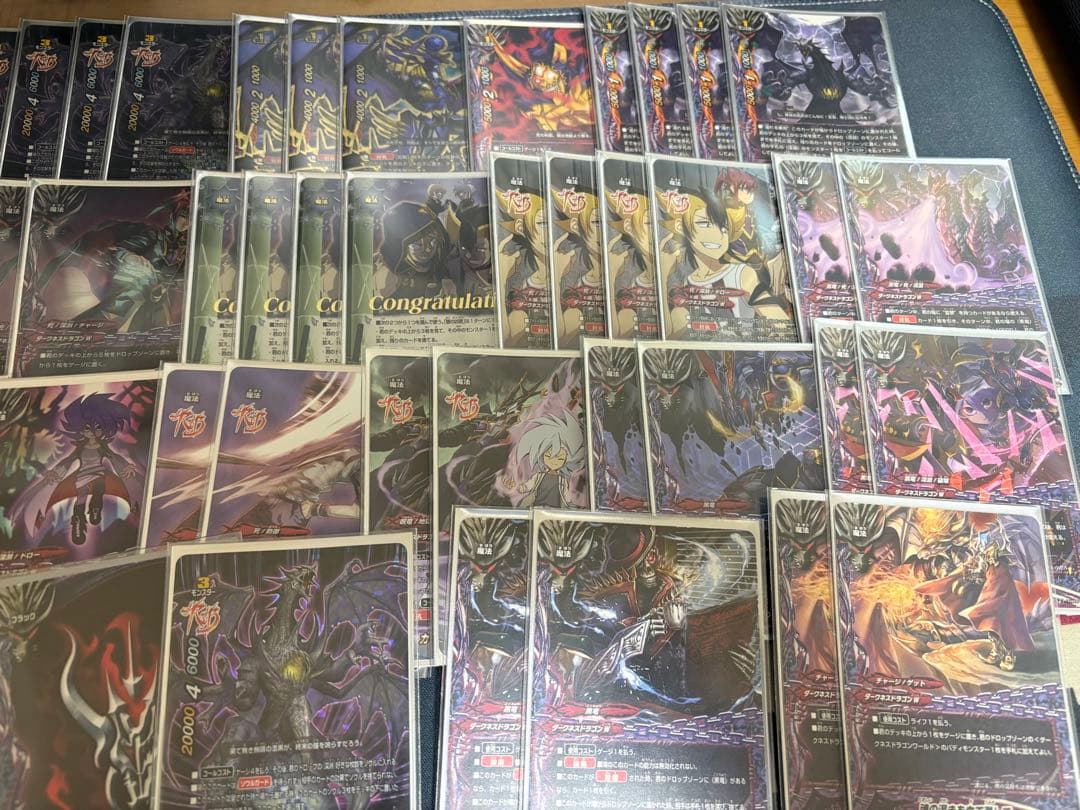 バディファイト　デスタリカReデッキ二重スリーブ、ライフカウンター付き