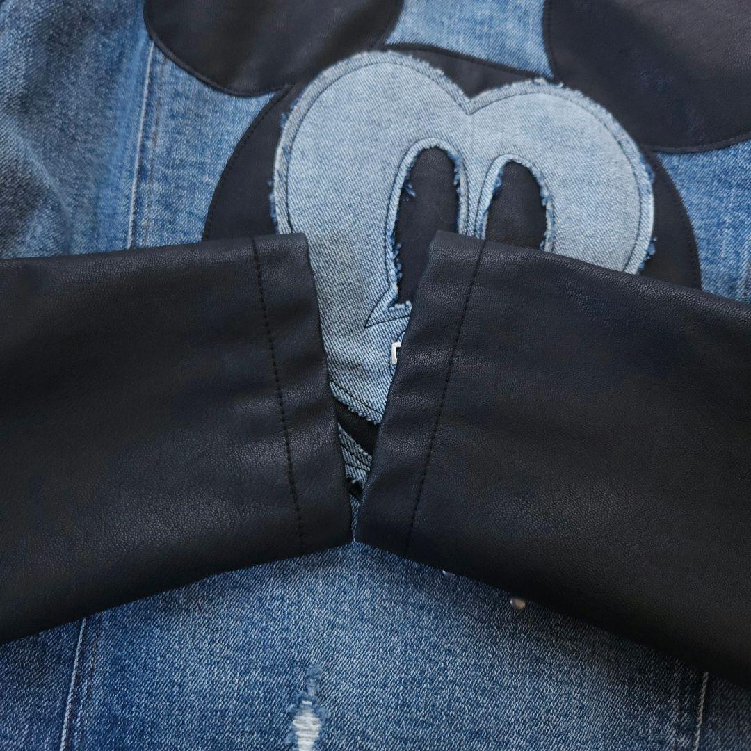 Desigual × Disney ハイブリッドデニムライダース M 極美品