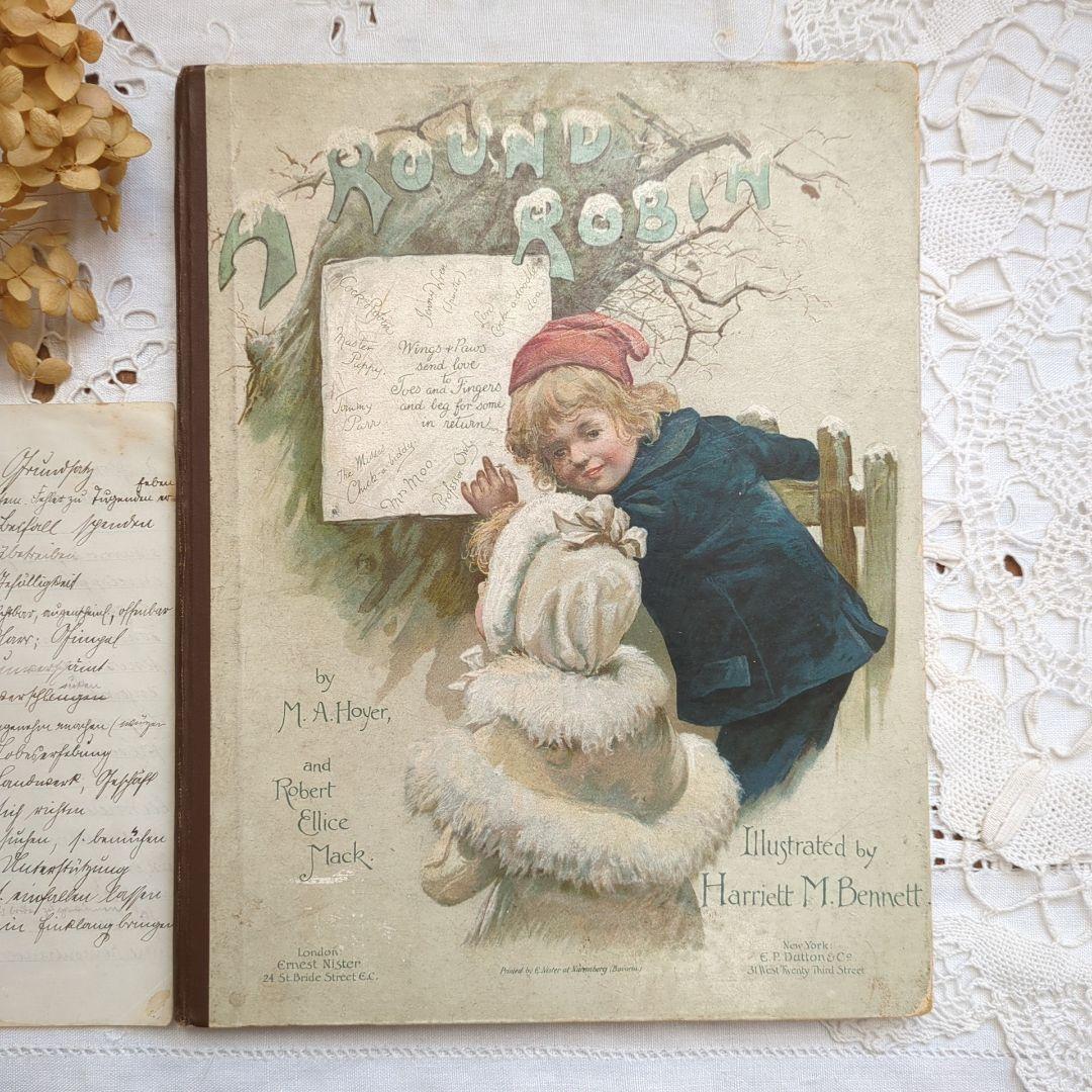 超稀少1891ハリエットベネット絵本 洋書 児童書 アンティーク ヴィクトリアン