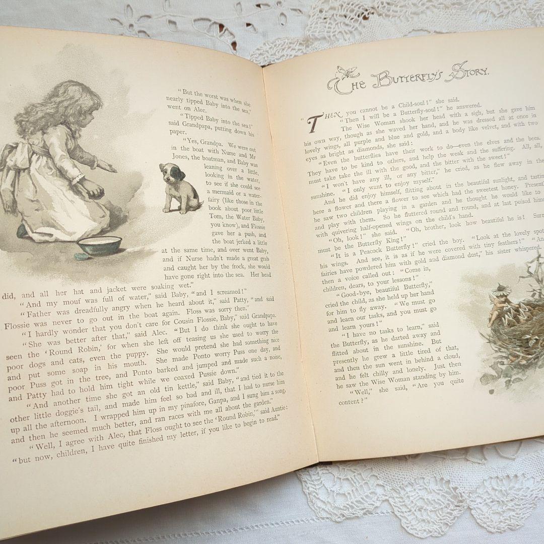 超稀少1891ハリエットベネット絵本 洋書 児童書 アンティーク ヴィクトリアン