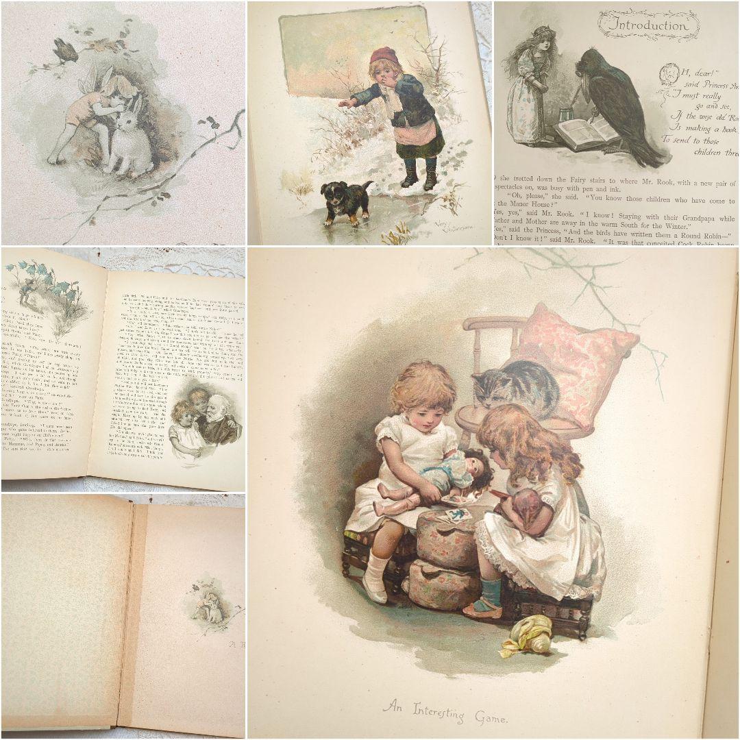超稀少1891ハリエットベネット絵本 洋書 児童書 アンティーク ヴィクトリアン