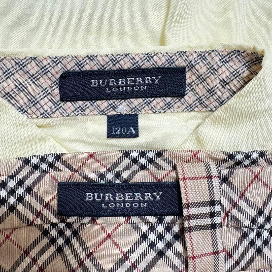 BURBERRY LONDON 男児 フォーマル シャツ ネクタイセット 120