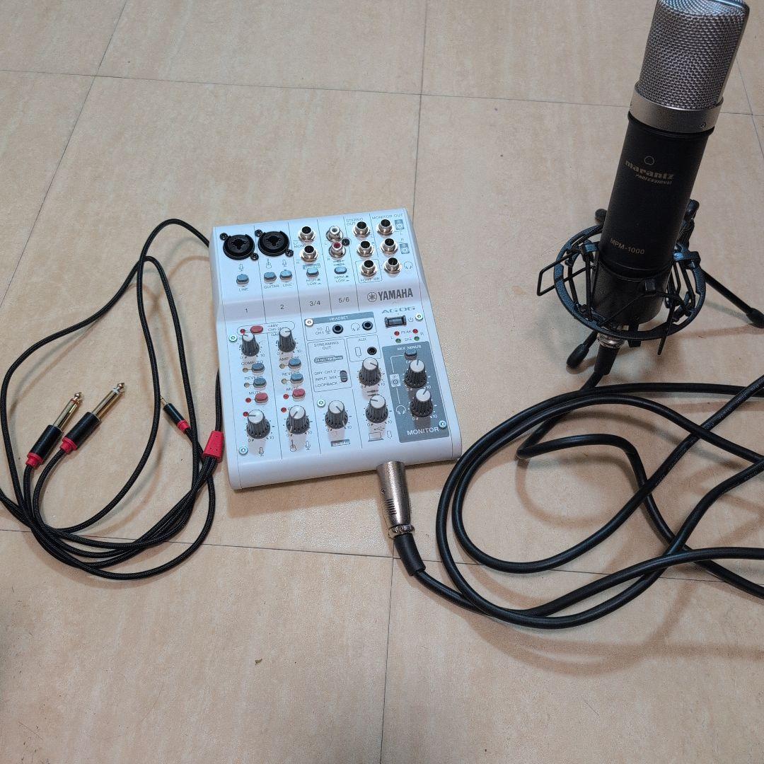 Yamaha MG06X marantzマイク付き