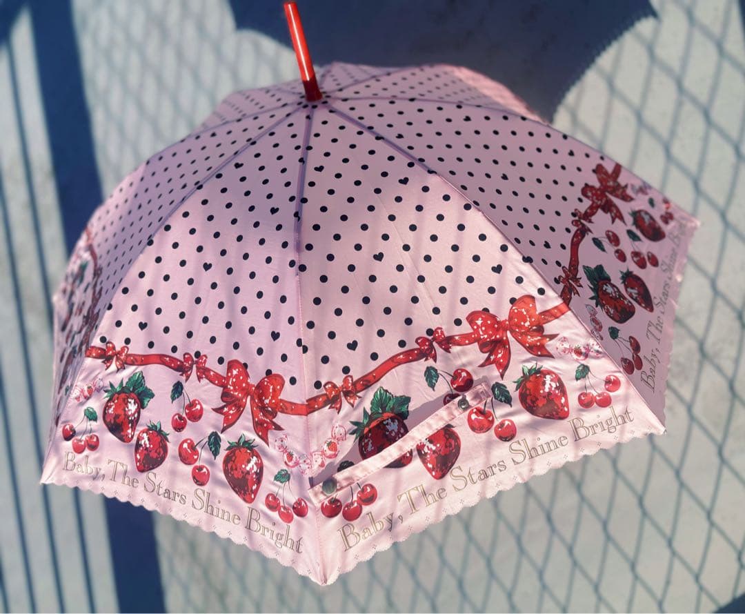 BABY,ベイビーザスターズシャインブライトStrawberry Days 日傘