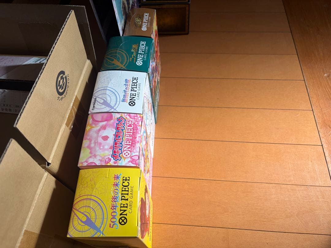 未開封　ワンピースカードBOXと遊戯王25周年BOX