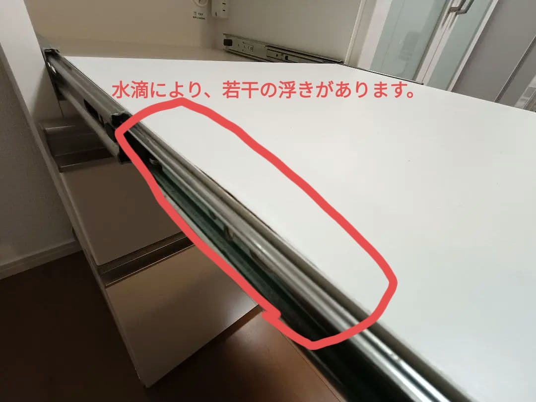 L*i様 【送料込】ホワイトキッチンボード 食器棚 幅約117cm　泉洋化工