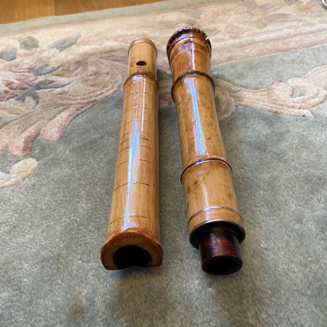 153 尺八　一尺八寸管　瀞守銘