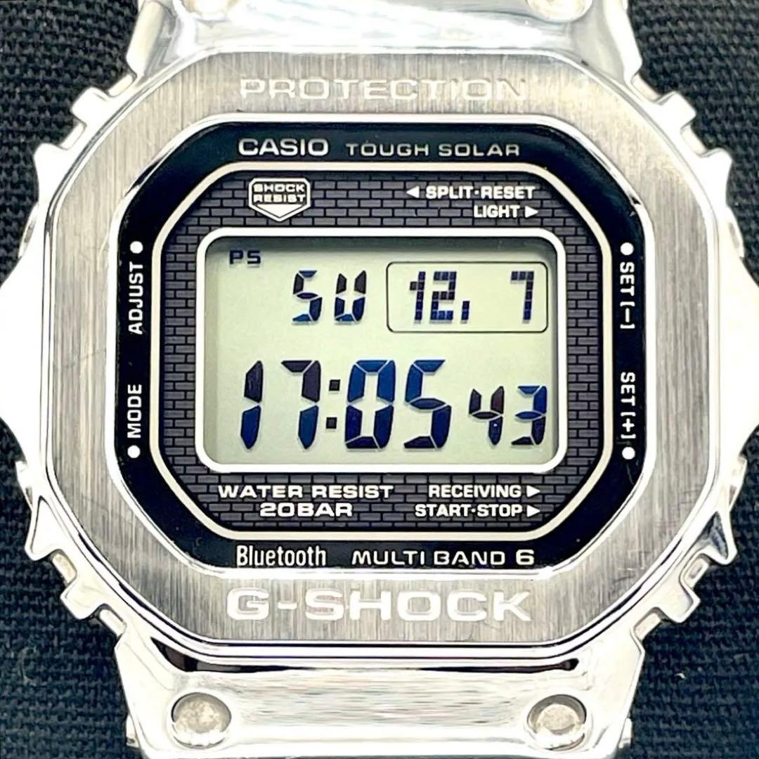 ✨極美品✨CASIO G-SHOCK フルメタル シルバー GMW-B5000D