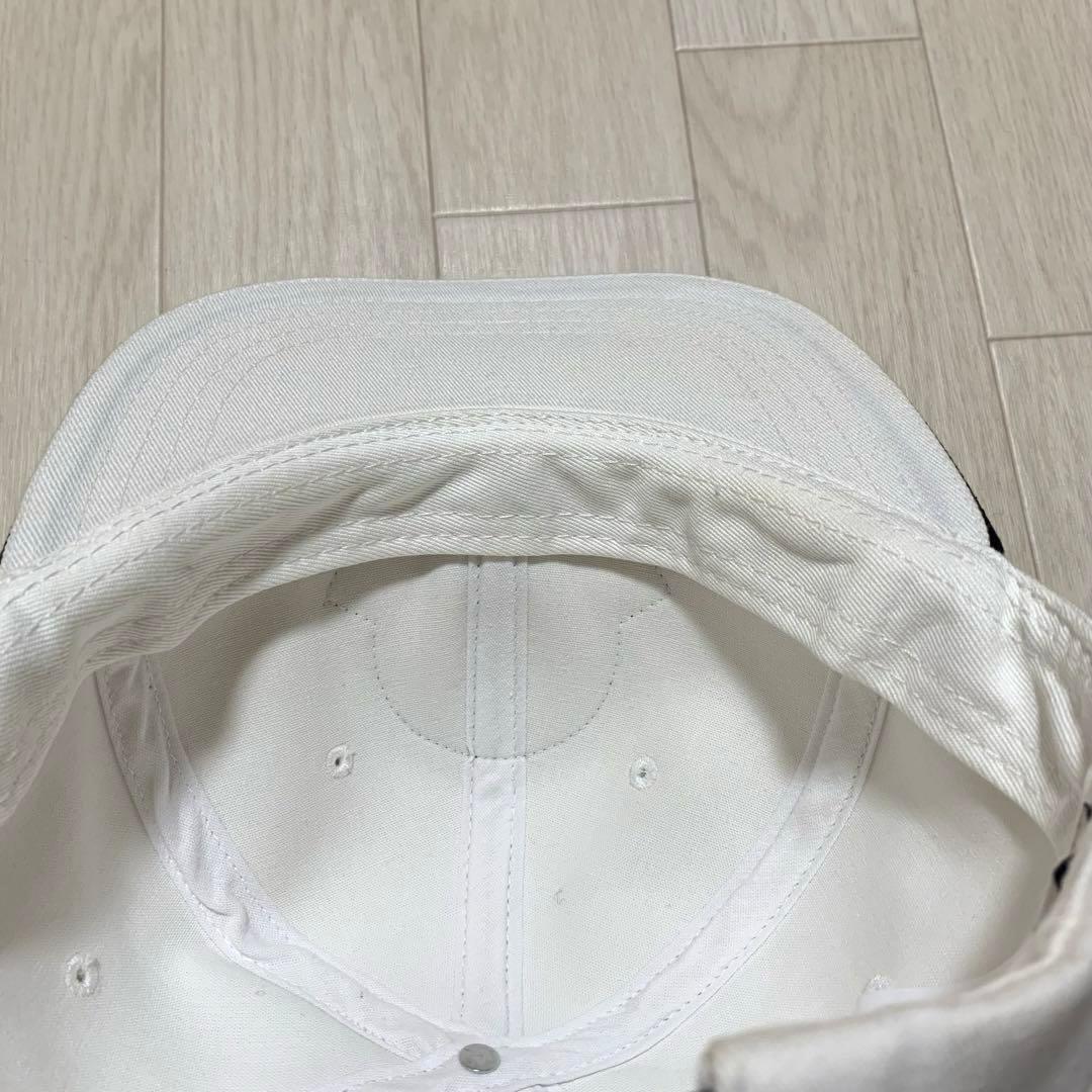 モンクレール　キャップ　デカワッペン　帽子　ホワイト　国内正規品 4K19