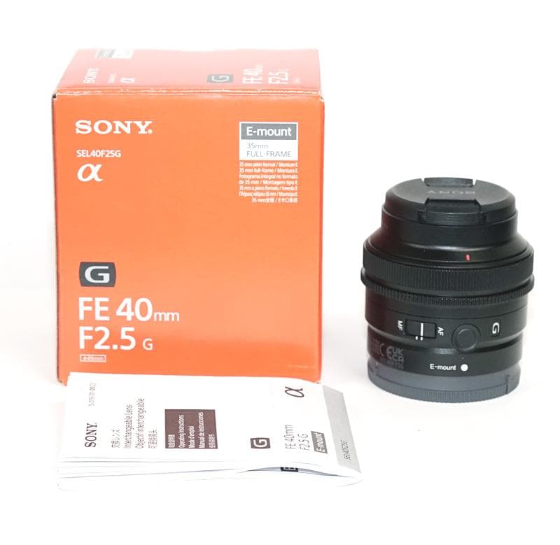 SONY ソニーFE 40mm F2.5 G SEL40F25G 極美品