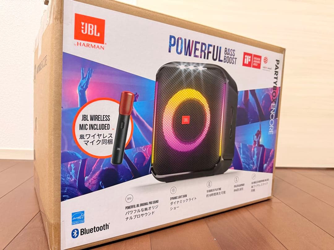 JBL PartyBox Encore 専用マイク2本＋電池セット 箱付 送料込