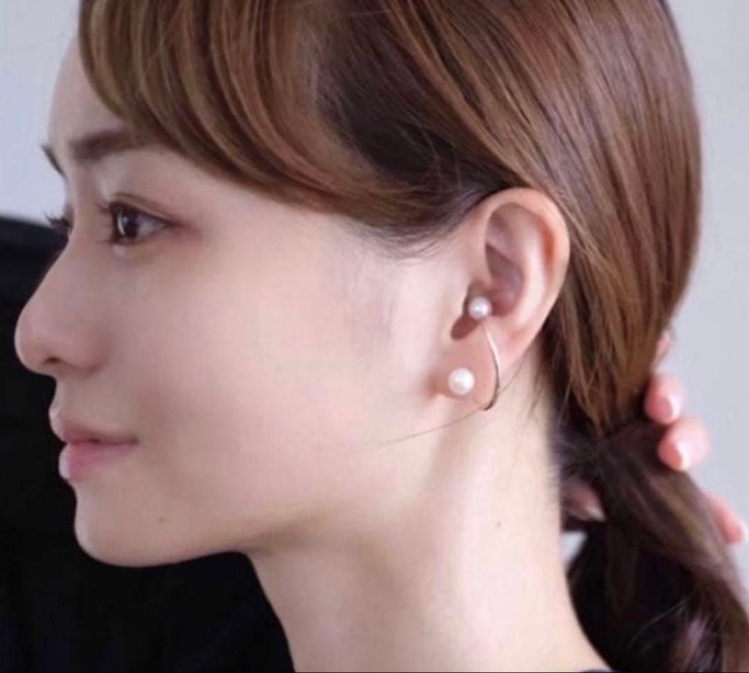 スタージュエリー パール　3way ピアス　k10 YG 10金