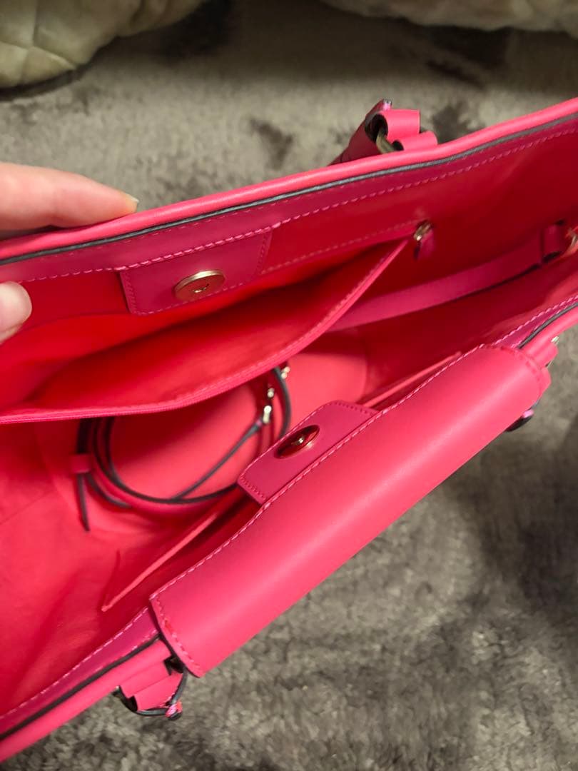 kate spade かごバッグ ピンク