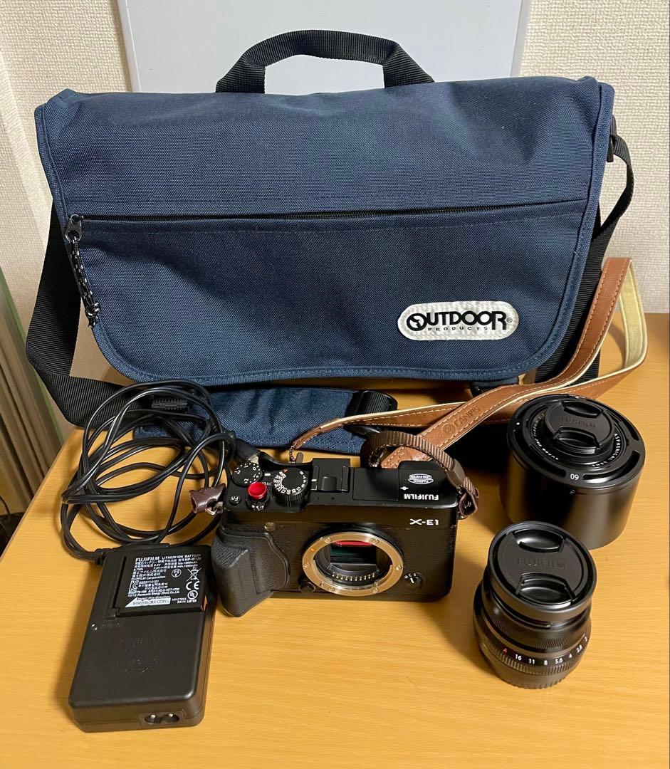 富士フィルム　Fujifilm X-E1(ミラーレスカメラ)＋レンズ2種＋他